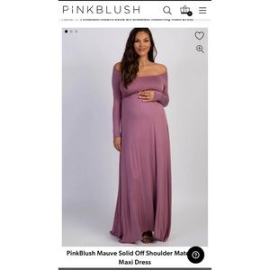 PinkBlush Off the Shoulder Maternity Dress Size XL NWT